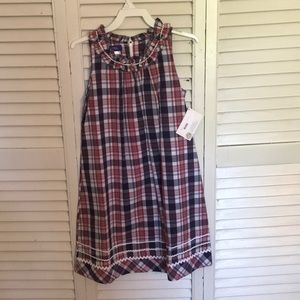 Children’s Summer Blue and Red dress Size 7. NWT